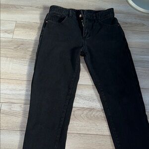 Boys Black fleece Jeans